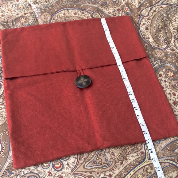 Pottery Barn Accent Pillow Cover Rust - Picture 6 of 9